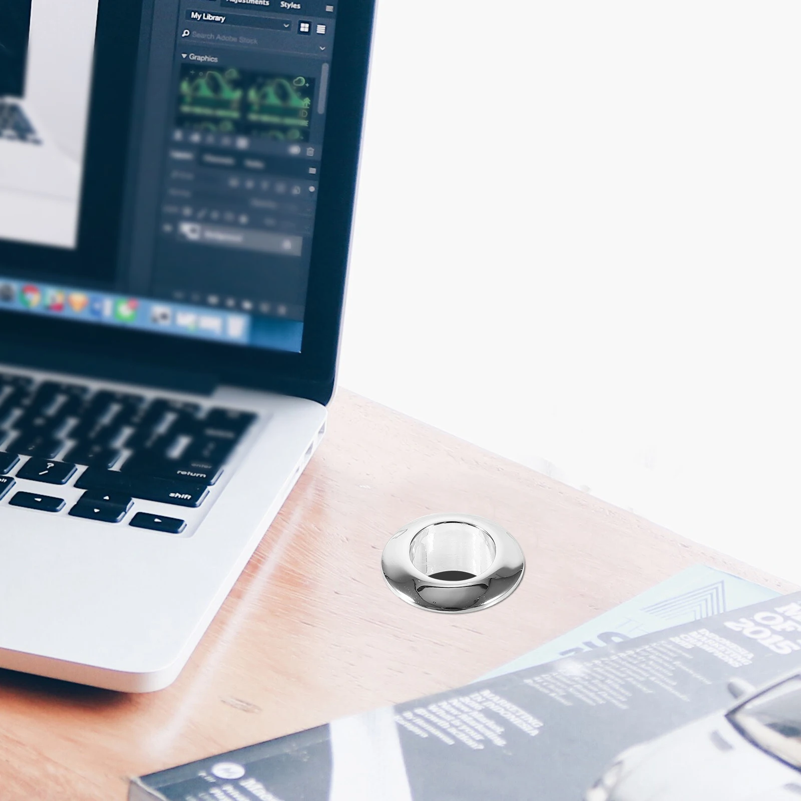 

10pcs Wire Grommets Cable Hole Covers Desk Grommet Cable Organizer For Office Computer Desks Decorative Wire Hole Cover Durable