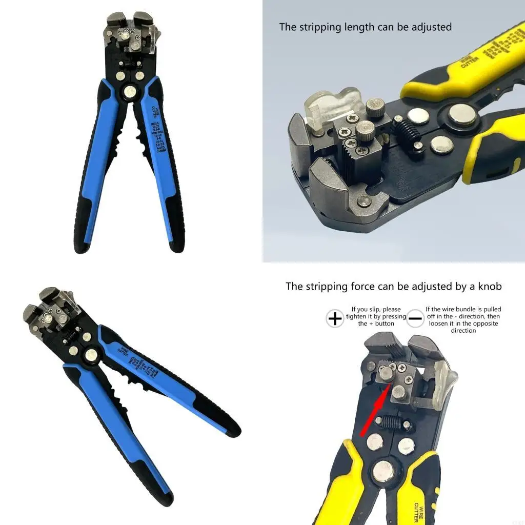 

C90F Multi Purpose Networking Cable Stripper And Crimper Tool Lightweight Durability For Field Technicians