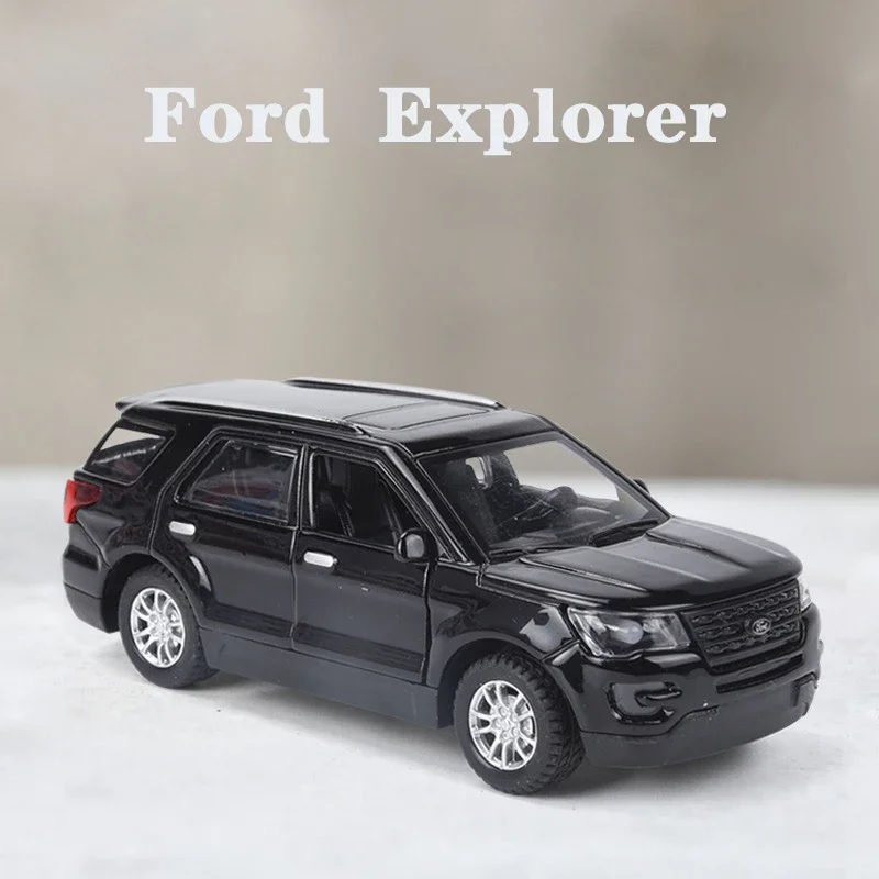 

New 1:36 Ford Explorer Alloy Car Model Sound and light Diecasts & Toy Vehicles Toy Cars Collection Gifts