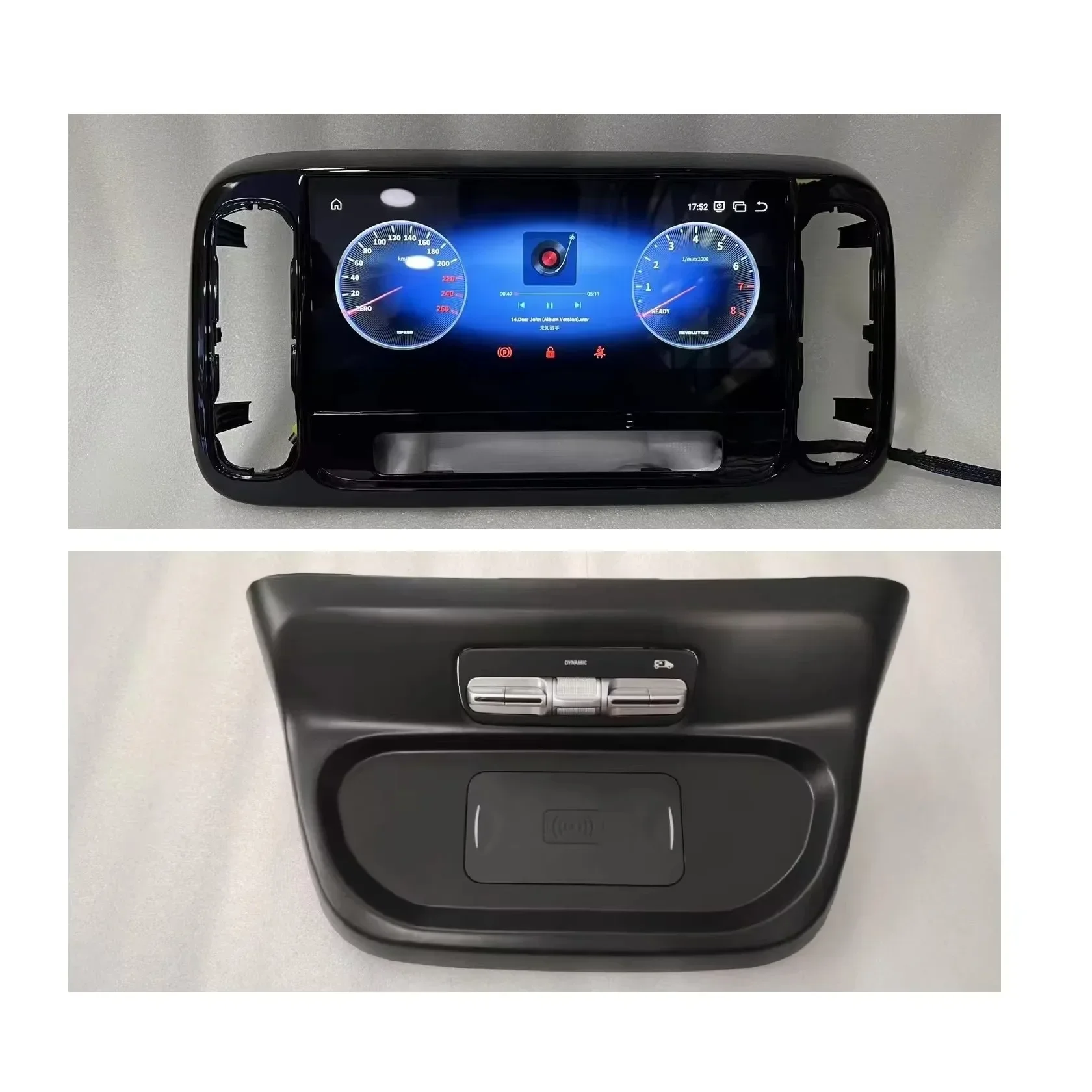 

13.9" Multimedia Car Android Radio Navigator Screen Fast Wireless Charger Holder For Mercedes Vito V260 W447 2025 New Upgrade