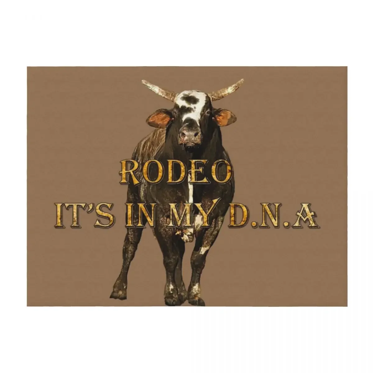 

RODEO BULL, YEP IT IS IN HIS BREEDING Throw Blanket wednesday Decorative Sofas Furrys Giant Sofa Blankets