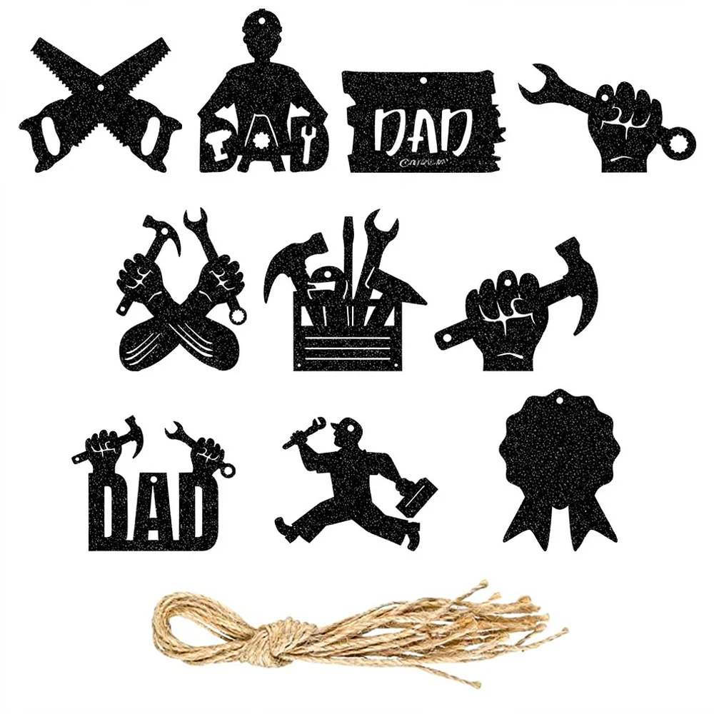 Fathers Day Hanging Tag Decoration Festival Party Supplies Home Ornaments Decor Gift Pendant Accessory Tag