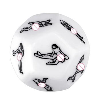 الكبار ألعاب مثيرة 12 الجانبين الجنس النرد المثيرة الحب الموقف زوجين الفكاهة لعبة Sexuels الجنسي المداعبة الاكريليك مكعب التبعي