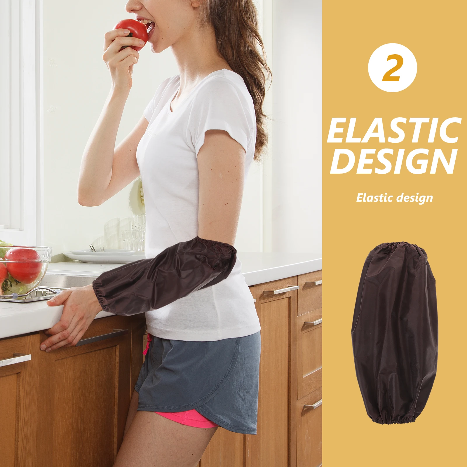 

Sleeve Covers for Arms Waterproof Gloves Cleaning Protectors Kitchen Oil Sleeves Watertight Protection Women's