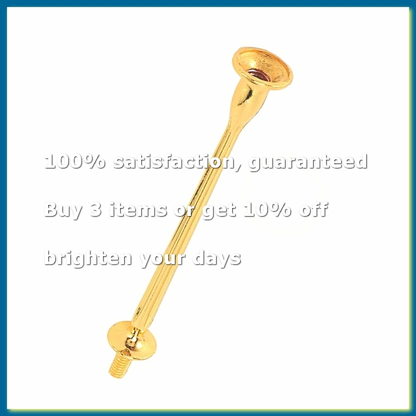 6 Set Tray Hardware for Cake Stand 3 Tier Cake Stand Fitting Hardware Holder for Wedding and Serving Tray(Gold)
