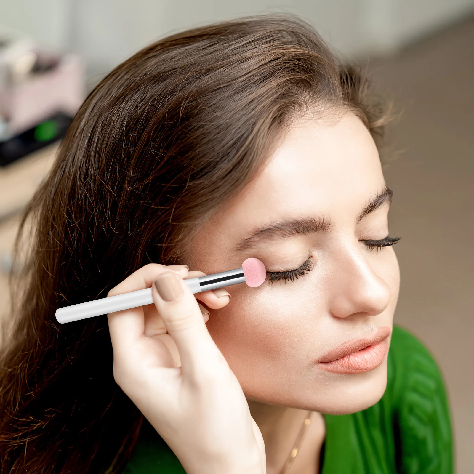 3 قطع من إسفنجات مكياج برأس الفطر، كريم أساس ممتاز، خافي عيوب البشرة، خفيف الوزن، منتفخة لبودرة الوجه للسائل والمسحوق