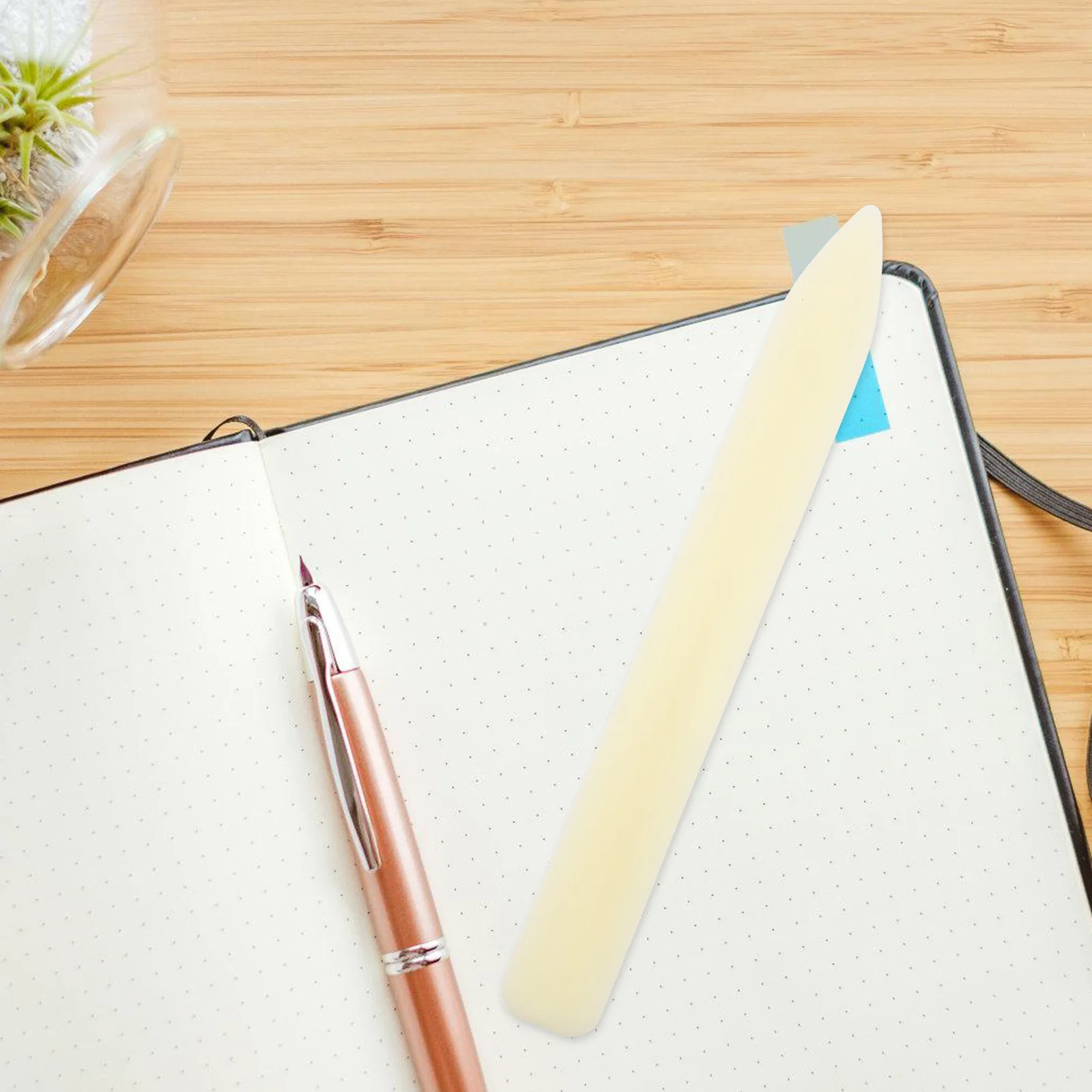 5 Stuks Plastic Botmap Tool Briefopener Papier Creaser voor Papier Vouwen Scoren Crafting Kantoorbenodigdheden Botmap