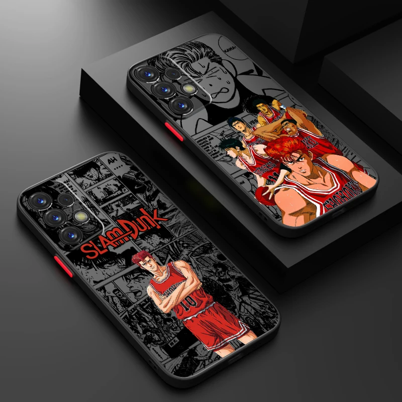 S-SLAM D-UNK Art Cute Cool Frosted Translucent For Samsung Note 20 A35 A03 A54 A31 A22 A34 A14 A24 A04 A55 5G TPU Phone Case