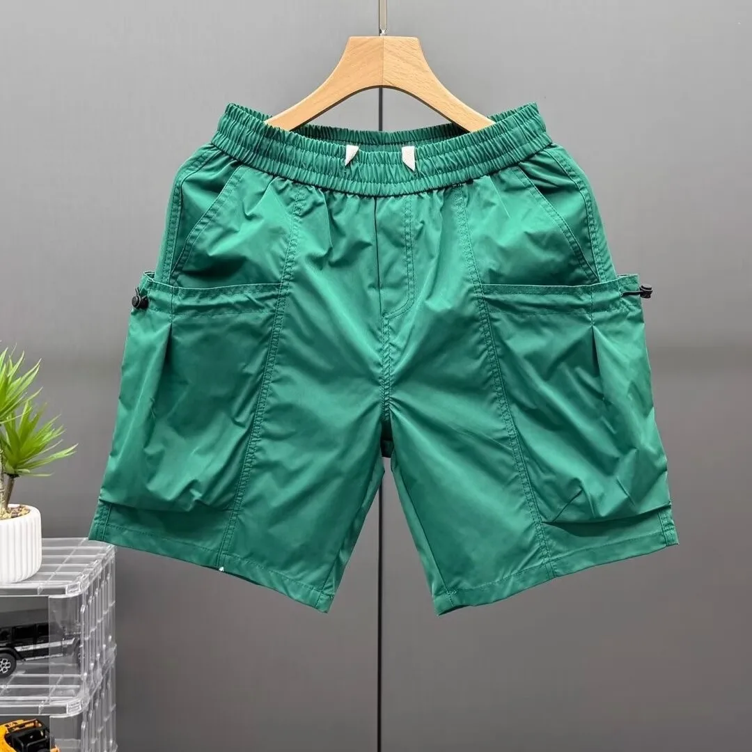 Summer Dopamine Colored Shorts Men's Quick Drying Beach Casual Pants Fashionable and Sporty Men's Clothing Basketball Shorts