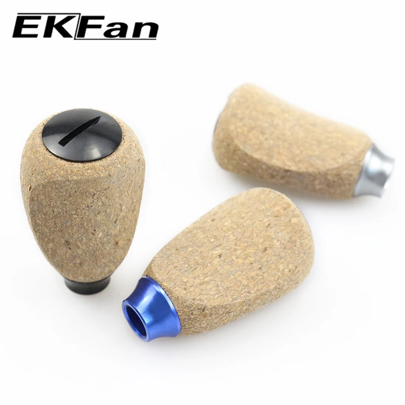 EKFan 1 Stück 42mm Kork-Holz-Kurbel für Spinn- und Baitcasting-Angelrollen (A/S/D) mit 7*4*2,5mm Lager, DIY-Teile für Köderrollen – Detail 6