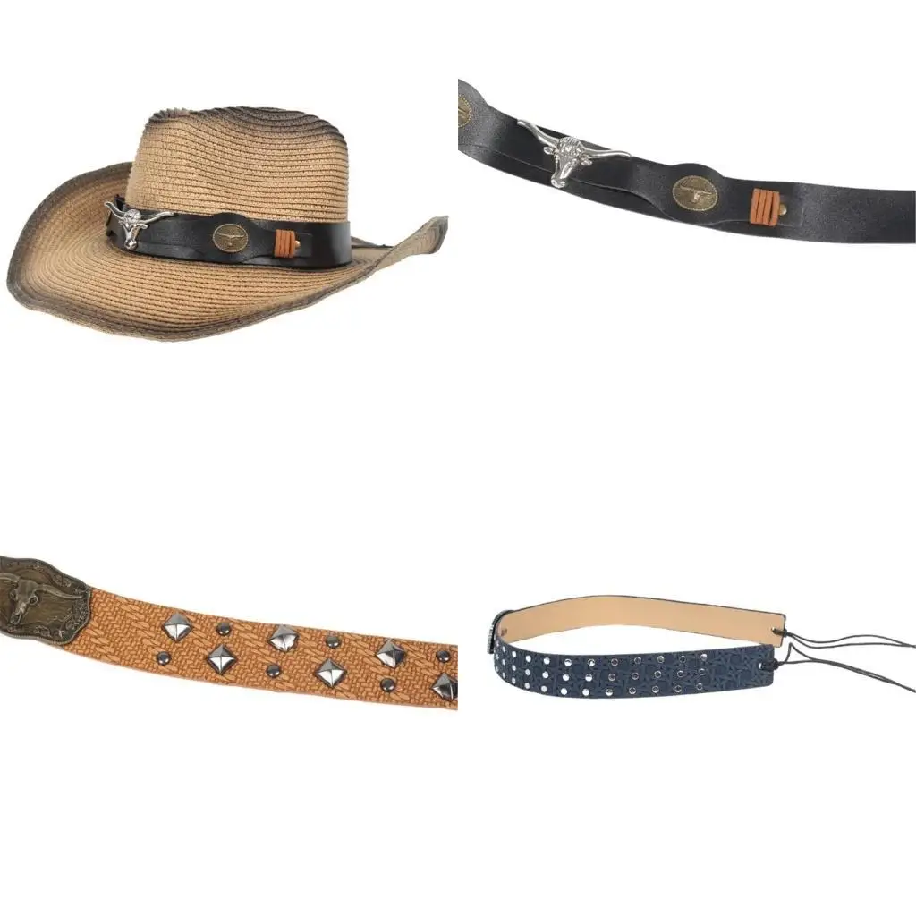 

39BB Cowboy Hat Band Hat Bands for Cowboy Hats Fedora Hat Band for Men Cowboy Hat Bands for Women Western Hat Bands