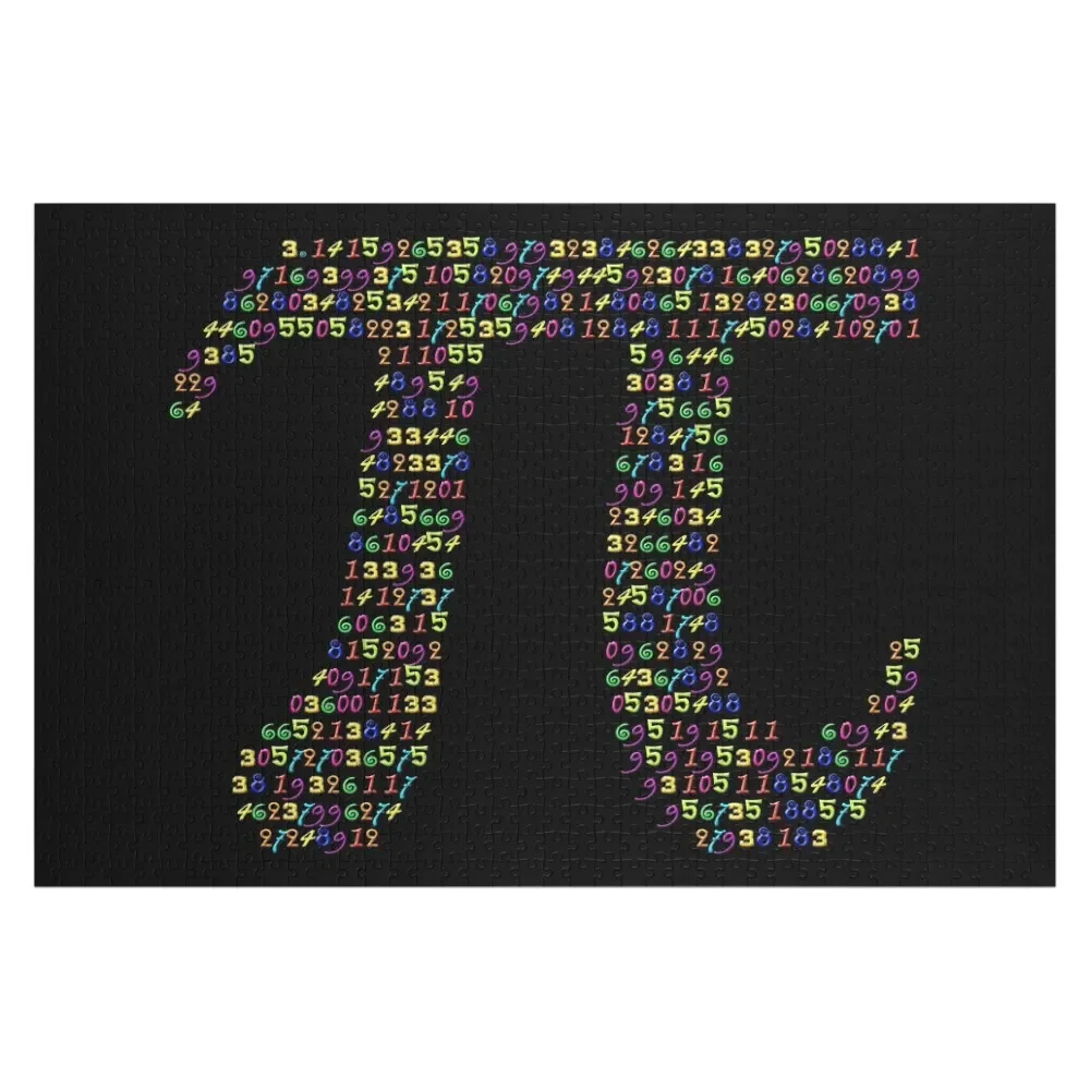 

Digits of Pi, Numbers of π colorful math Jigsaw Puzzle Photo Personalized Gifts Custom With Photo Personalized For Kids Puzzle