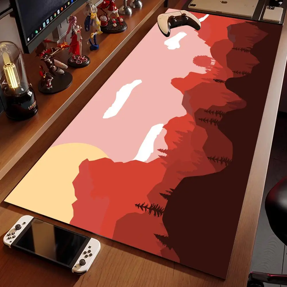 The game Rust Large Rug Mouse Pad 1200x600 Rubber Mouse Pad Almohadilla De Escritorio Hentai Super Big Large Edge Lock Desk Mat