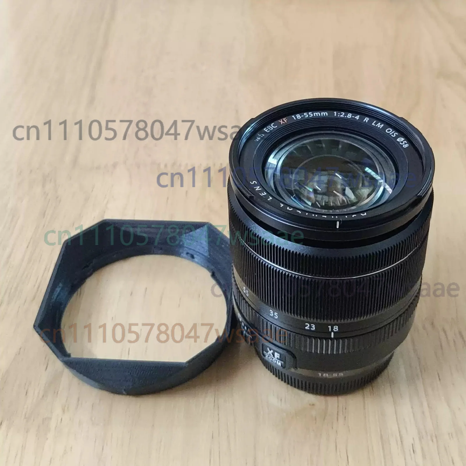 For Fuji FUJINON XF 18-55mm 1:2.8-4 zoom lens square hood view 3