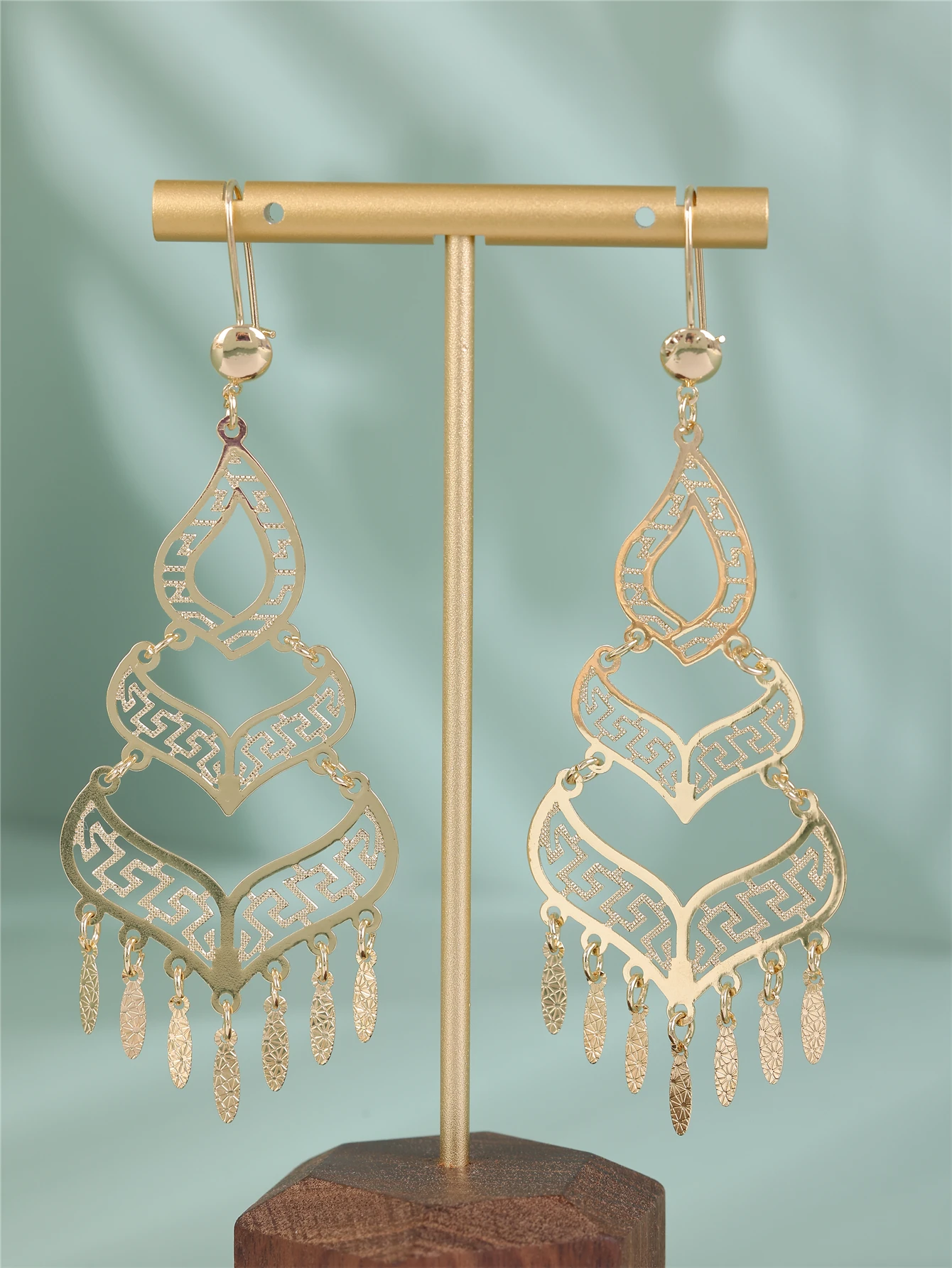 

Arabic Dangle Earrings with Tassels Algerian Wedding Jewelry Women Earring Moroccan Girl Ear Decorations