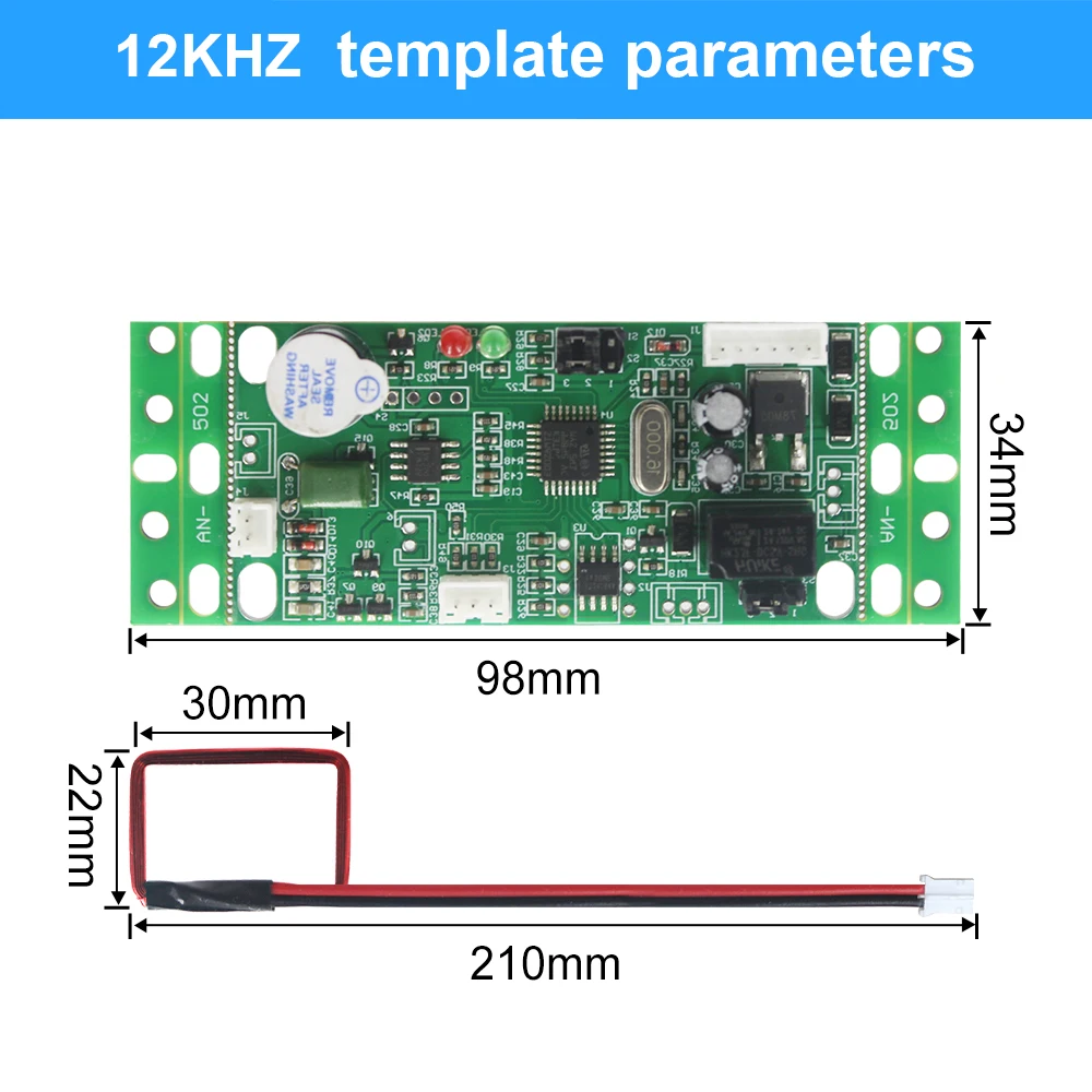 Imagem -04 - Cartão Rfid Embedded Building Intercom Module Decoder Card Reader mf Board For Access Control System 125khz Tk4100 13.56mhz