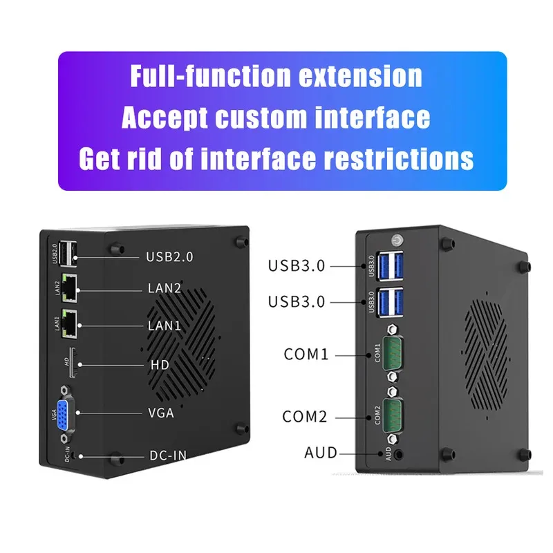 Mini Uds Mini Pc Mini Pc Core I7 I9 I3 I5 Gamer Atuo CPU N100 placa base sin ventilador Rtx De ordenador para juegos