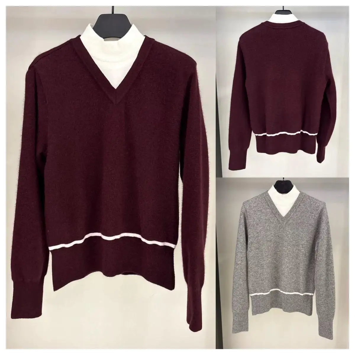 Clearance Sale-New Women Golf Mock Neck Knit Shirt Slim Fit Warm Fashion Versatile Long Sleeve Golf Sweater