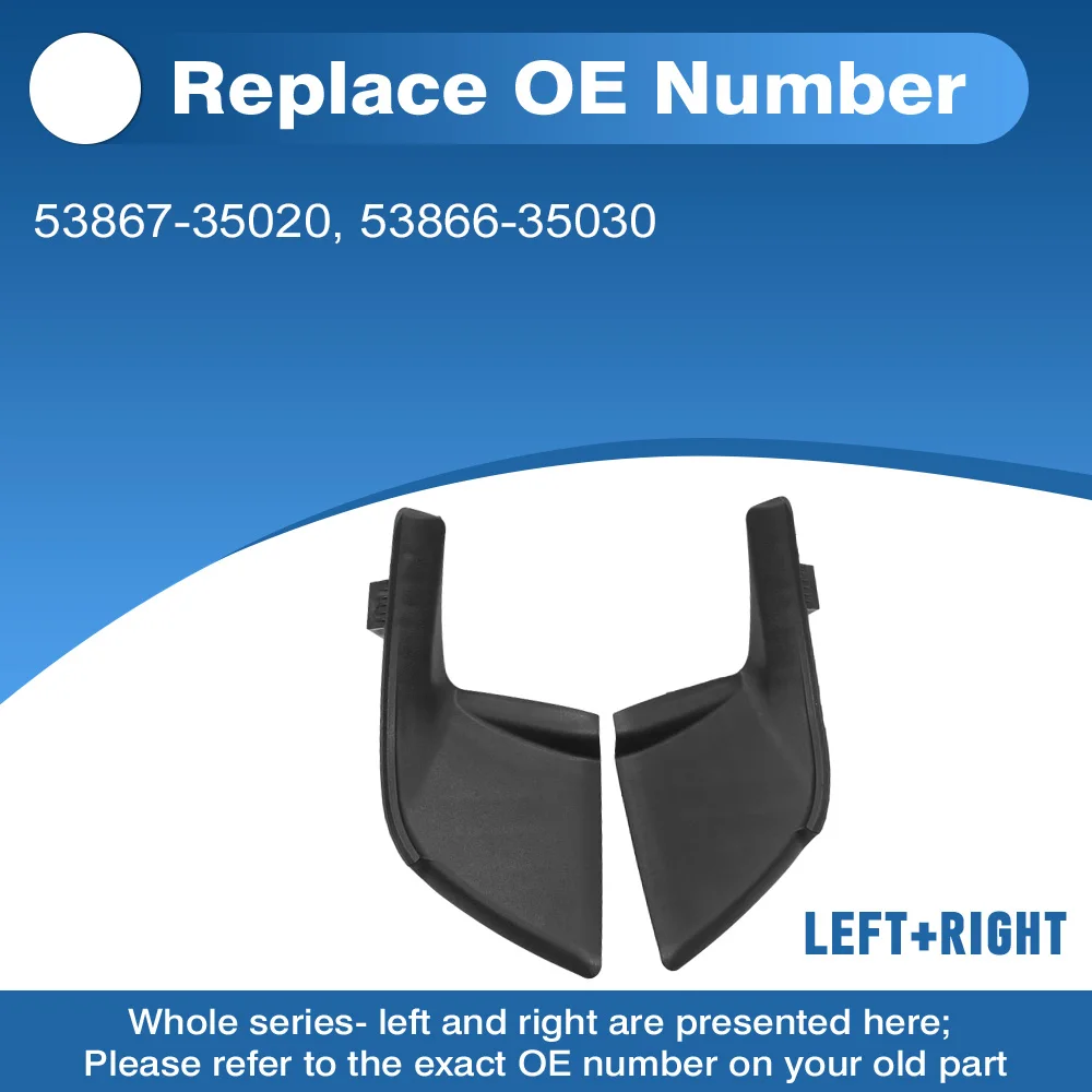 

For Toyota 4Runner 2010-2023 US Version Models Only 2pcs Front Windshield Wiper Cowl Cover 53867-35020 53866-35030