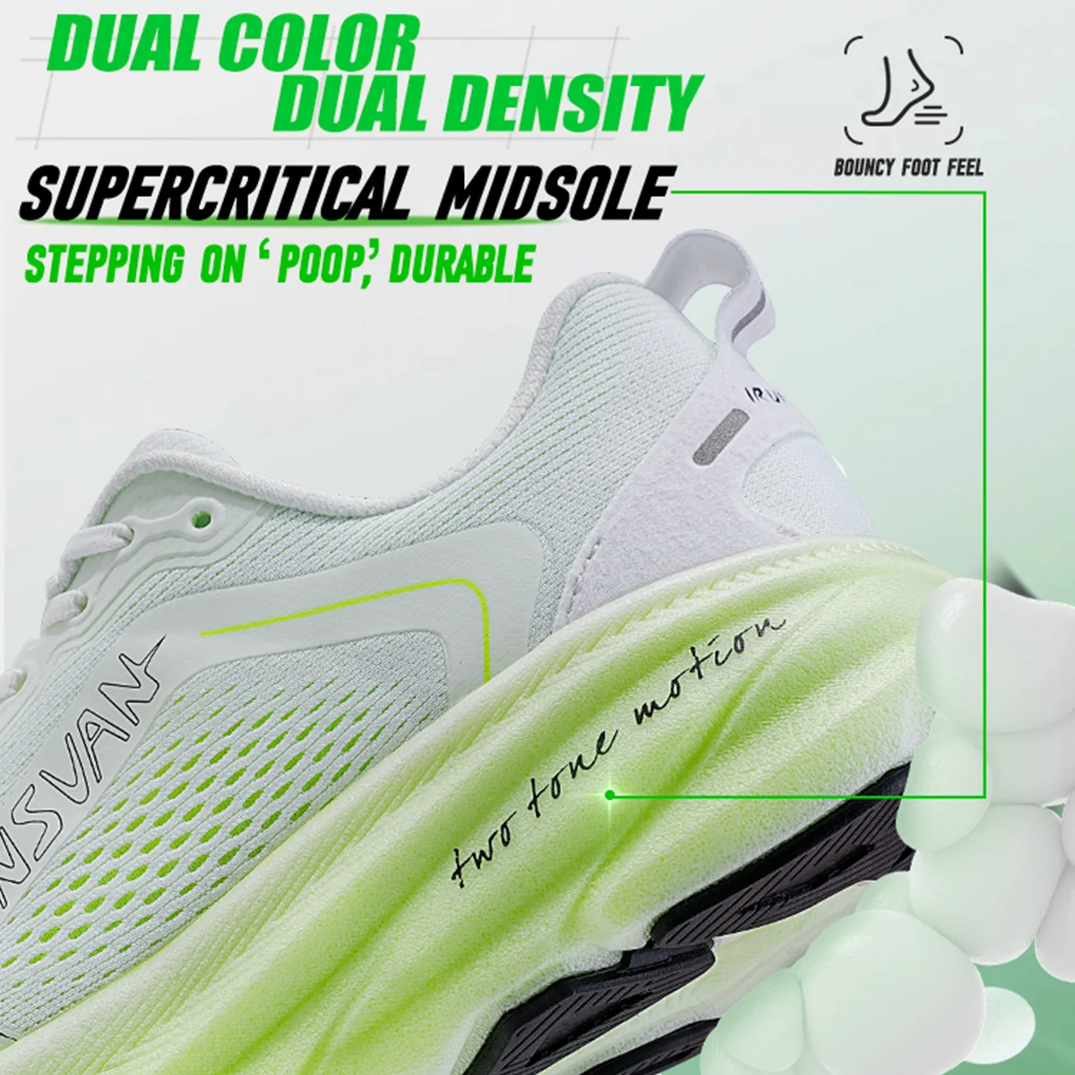 IRUNSVAN T800 Carbon Fiber Cushioned Casual Sports Shoes Running Shoes for Both Men and Women 113 view 6