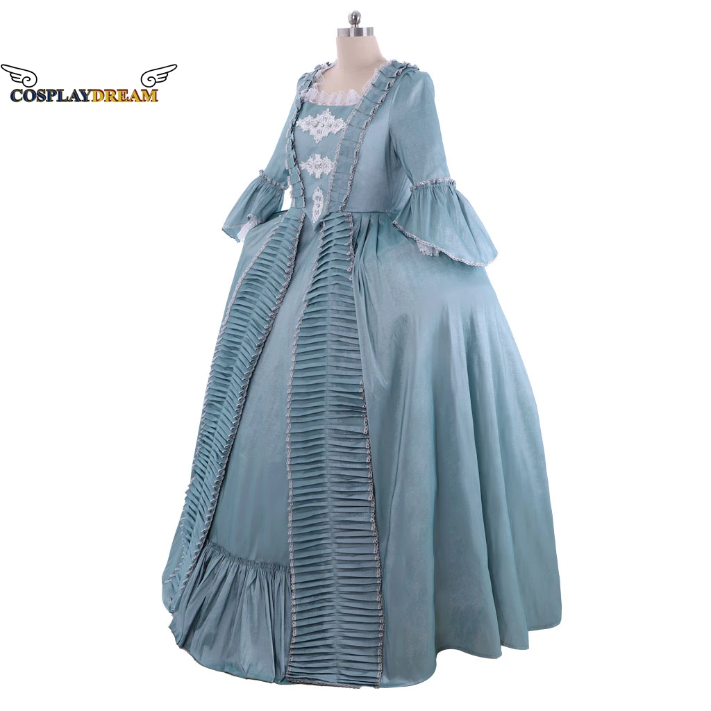 

18th Century Ball Gown Dress Victorian Rococo Fancy Dress Gown Medieval Marie Antoinette Dress Tudor Rococo Colonial Georgian