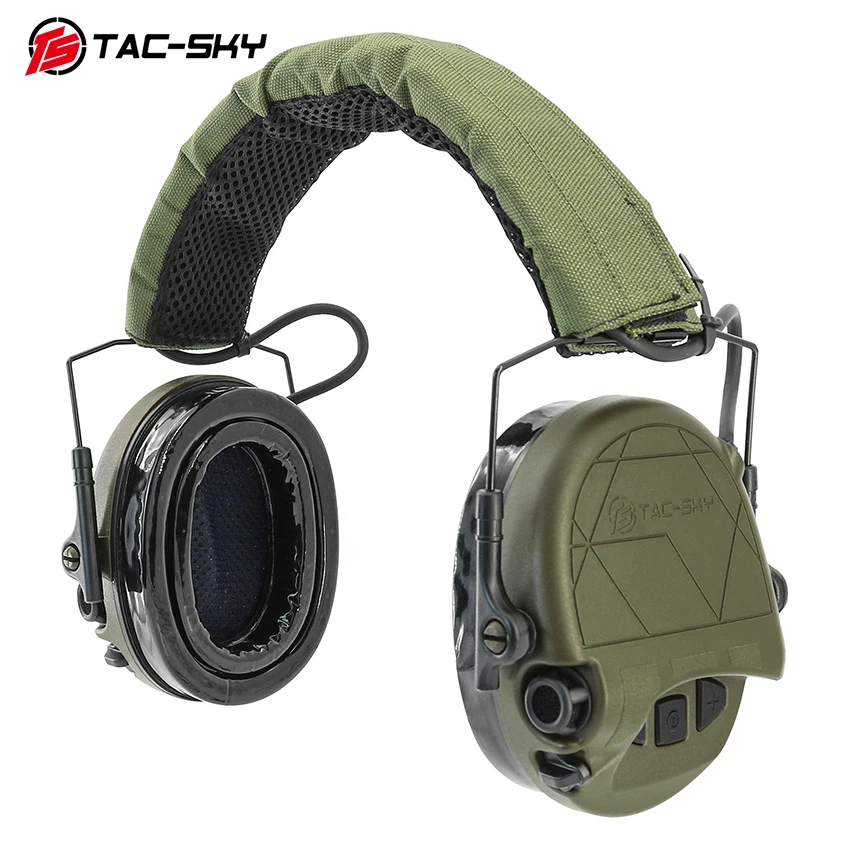 TAC-SKYTAC300 Dual-Mode Hearing Protection Electronic Active Noise-Canceling Shooting Earphones Hunting Earmuffs