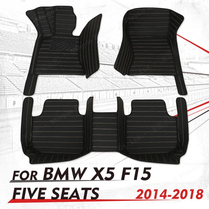 

CustomCar floor mats for BMW F15 X5 2014 2015 2016 2017 2018 auto foot Pads automobile carpet cover