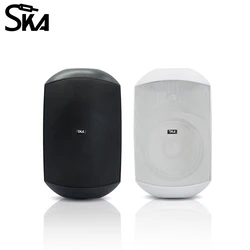 Outdoor Waterproof IP66 Speaker 4'' 2 Way Passive Wall Mounted Speaker100V/8Ohm Home Audio Sound System for Bathroom Garden