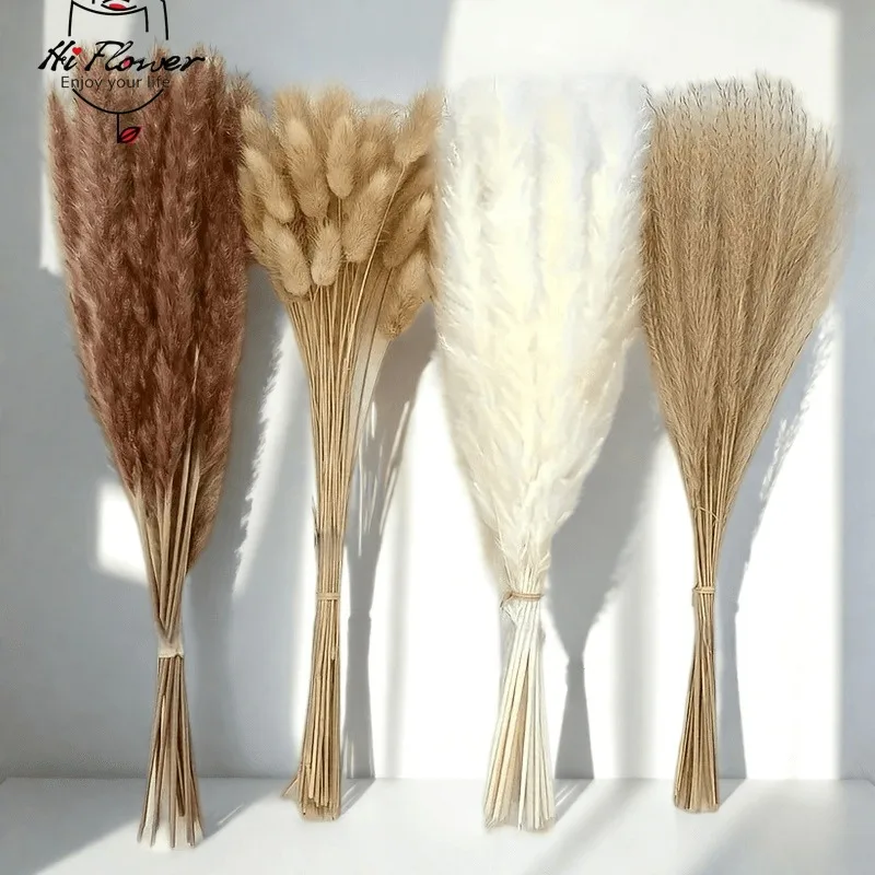 комнации из пампасной травы в стиле