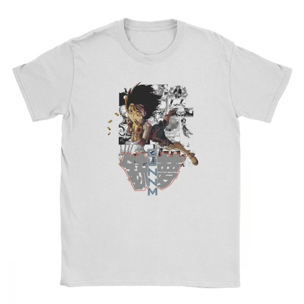 Gally Alita T-Shirt Battle Angel Gunnm Comic Stylish T Shirt Man Designer Clothing Party Tee Shirt Pure Cotton T-Shirt