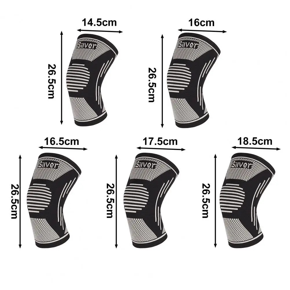 Compression Knee Pads Knitted Sports Knee Pads for Men Women Elastic Breathable Compression Sleeves Pain Relief Tendonitis