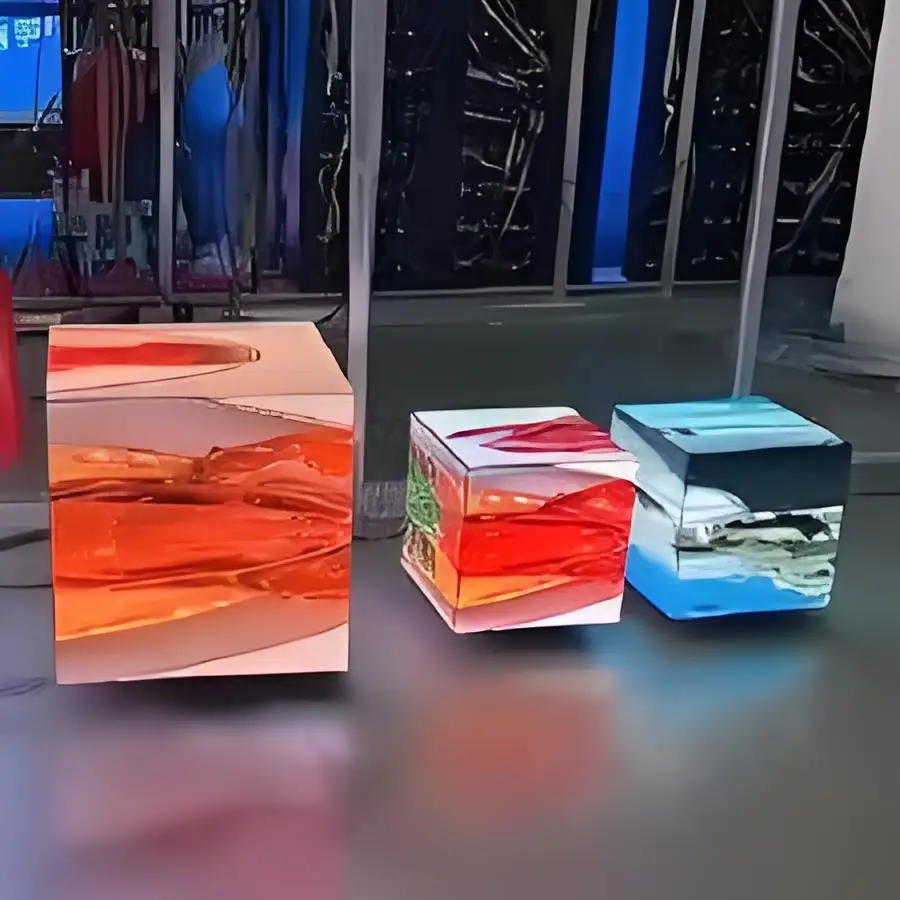 High Definition P2.604 Indoor Advertising Cube LED Display Screen Customizable Sizes
