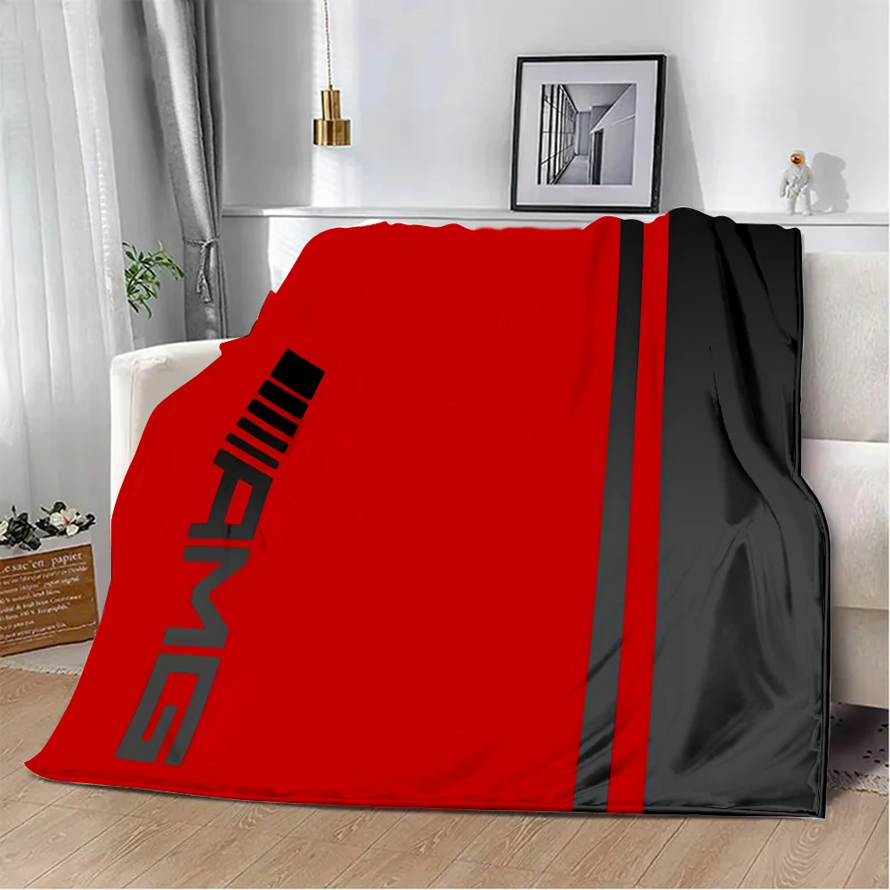 B-Mercedes B-Benzs Printed Blanket Picnic Blankets Warm Blanket Soft and Comfortable Blanket Home Travel Birthday Gift