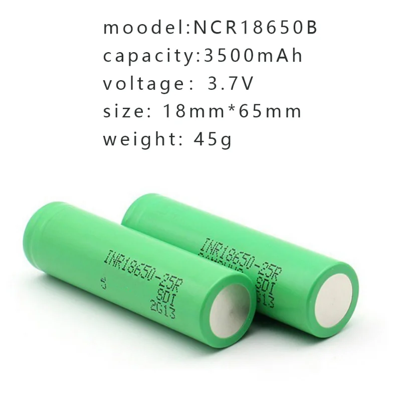 10PCS New 18650 battery for Sansung 3.7V Rechargeable battery 2500mAh to 3500mAh 25P 26J/JM 29E 30Q 35E Lithium Li-ion batteries