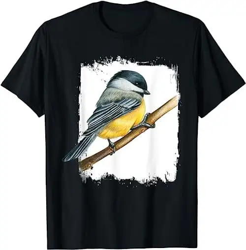 Vintage Bird Watcher Birding Birdwatching Chickadee T Shirt SweaT 17537