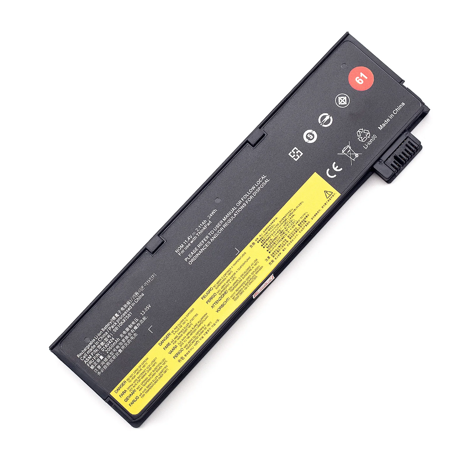 Imagem -06 - Lenovo-thinkpad Bateria do Portátil 01av424 01av425 01av427 T470 T480 T570 T580 P51s P52s 01av423 Novo