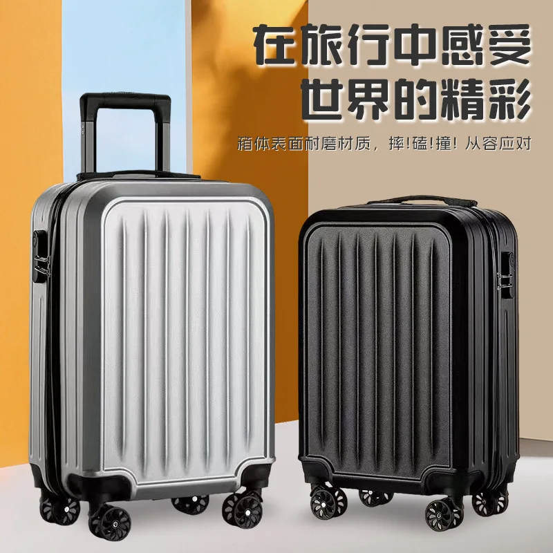 New 20inch Large Capacity Luggage Casual Travel Trolley Case Boarding Case Outgoing Suitcase ABS+PC