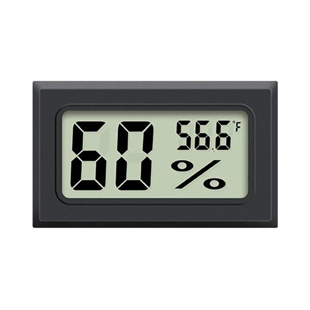 Mini Higrômetro Medidor de Umidade Interna, Pequeno Termômetro Digital Medidor de Umidade, Monitor de Termômetro e Higrômetro Interno