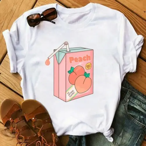 Peach Juice T shirt - Anime 100% Premium T shirt