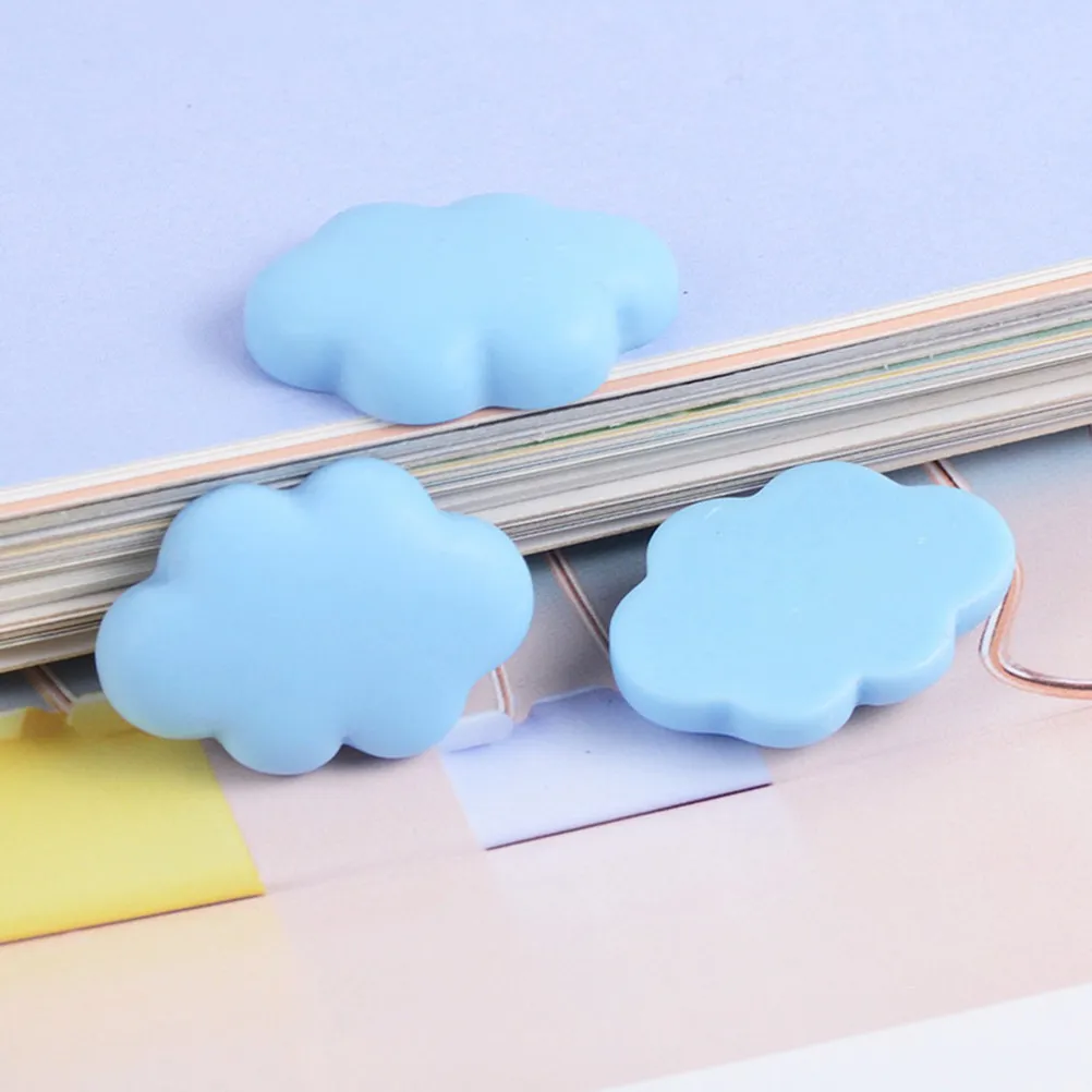 100Pcs Cloud Accessories Cartoon Resin DIY for Smartphone Pencil Case Decoration Cute Safe Material