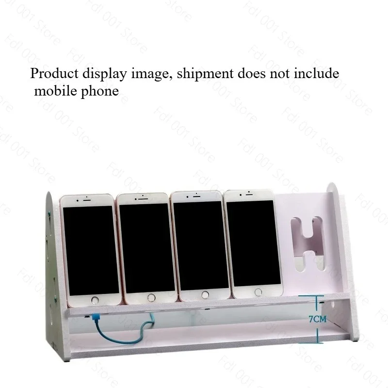 Multi-studio multi-position holder charging desktop floor multi-mobile phone charging placement rack