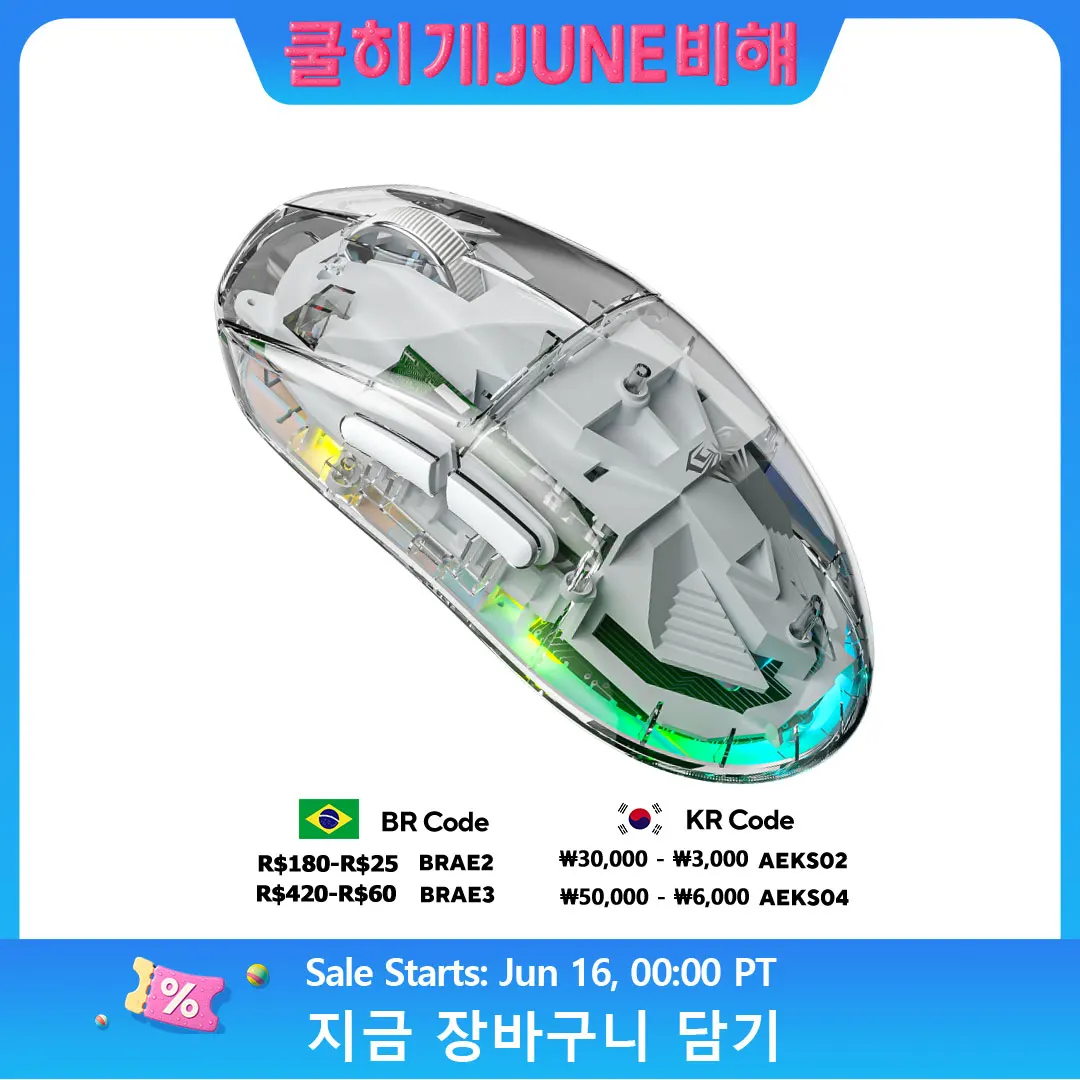 

AULA SC660 Wireless Mouse Bluetooth Gaming Mouse 10000DPI Optical Sensor Macro Programmable Ergonomic Mice For Laptop PC Gamer