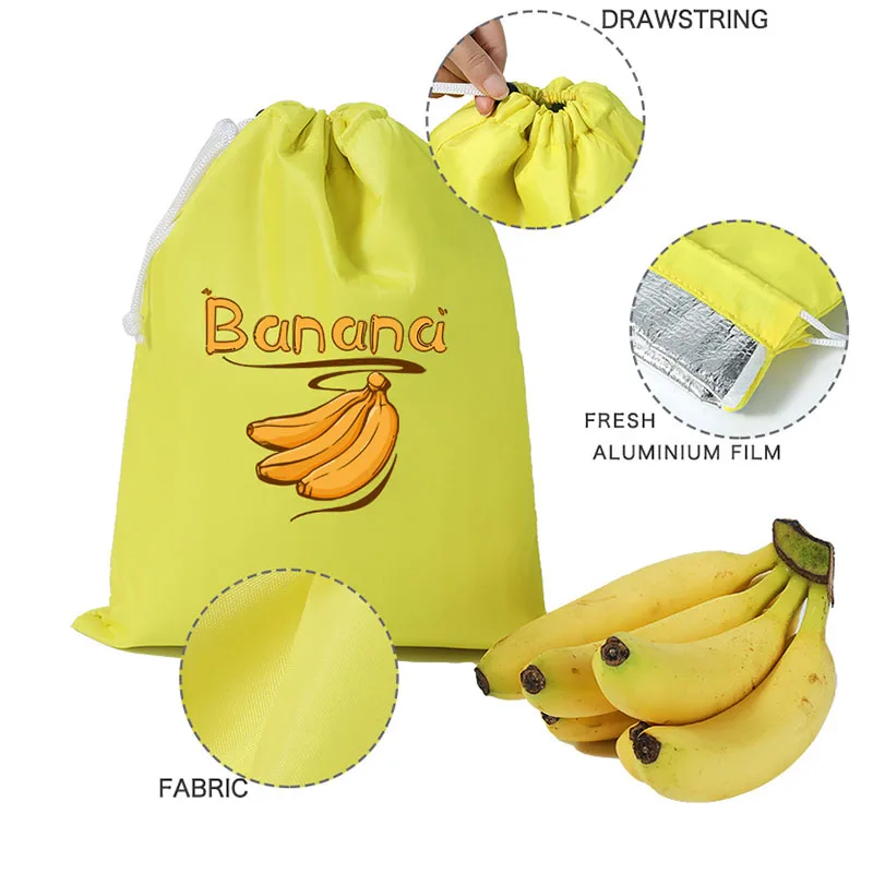 1pc Banana Storage Bag Vegetable Preservation Bag Prevent Ripening Banana Storage Freshness Bag Lightweight Convenient