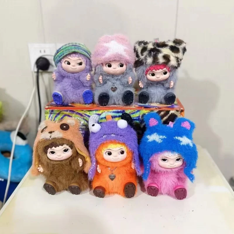 

Wakuku Fuzzy Trendy Fun Party Series слепая коробка игрушка виниловая подвеска для лица фигурка загадочная коробка подарок ребенку-сюрприз 1:1