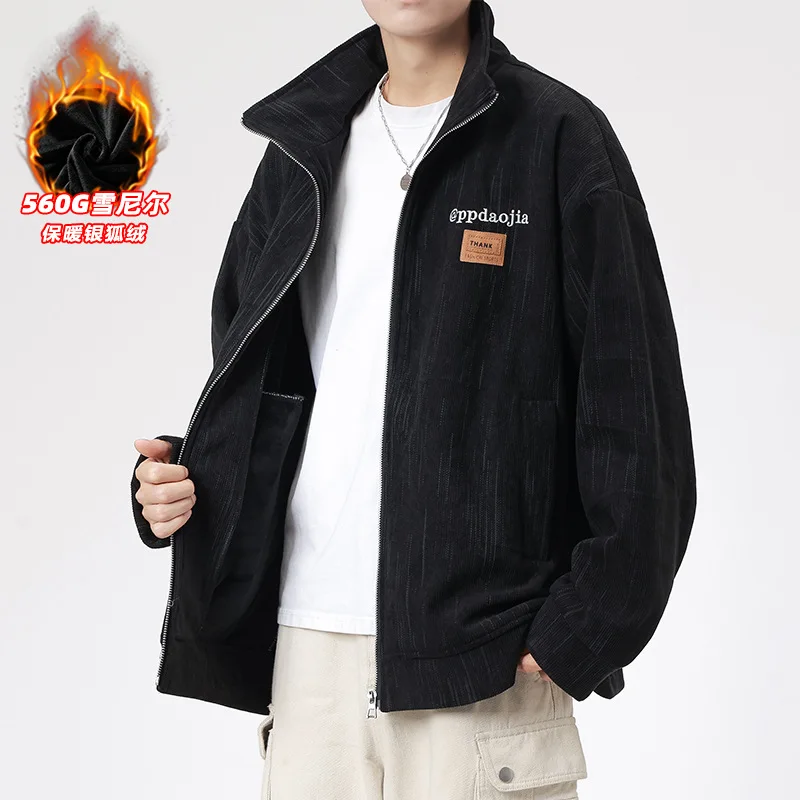 

Новая мода осени и зимы, высококачественные теплые и толстые мужские куртки, пальто-куртки большого размера для верхней одежды.