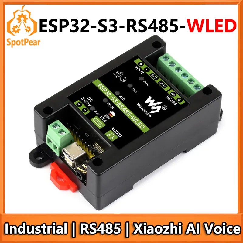 ESP32-S3 Industrial RS485 Development Board with WLED Strip Driver and for XiaoZhi AI Voice Interaction