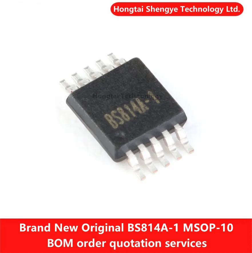 New original patch BS814A-1 MSOP-10 4 button capacitive touch detection chip