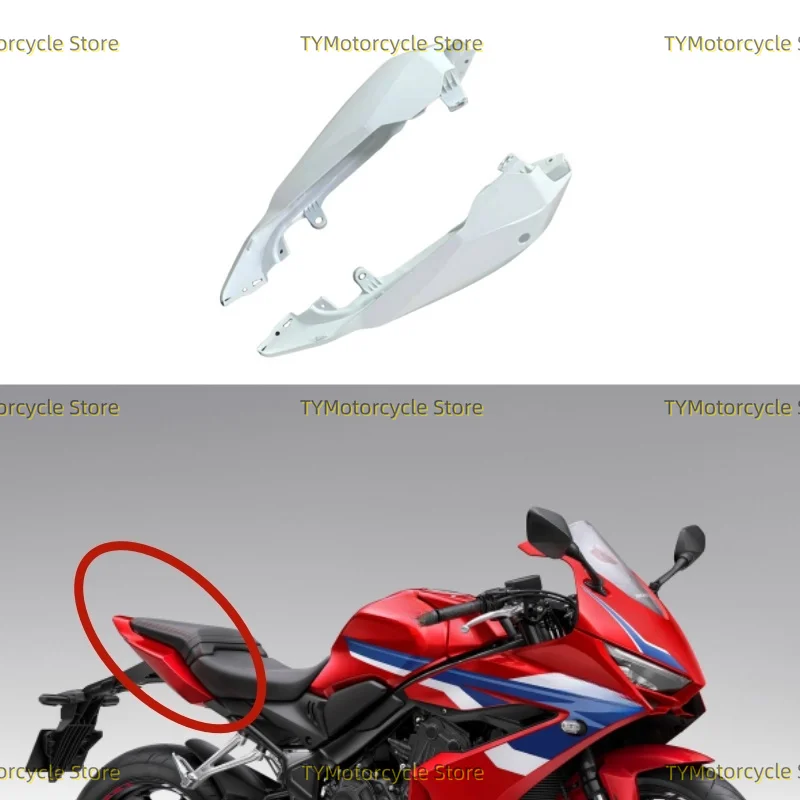 

Motorcycle Seat Under Side Panel Lower Fairing Rear Tail Side Cover Fit For Honda CBR650R CBR 650R 2024-2025