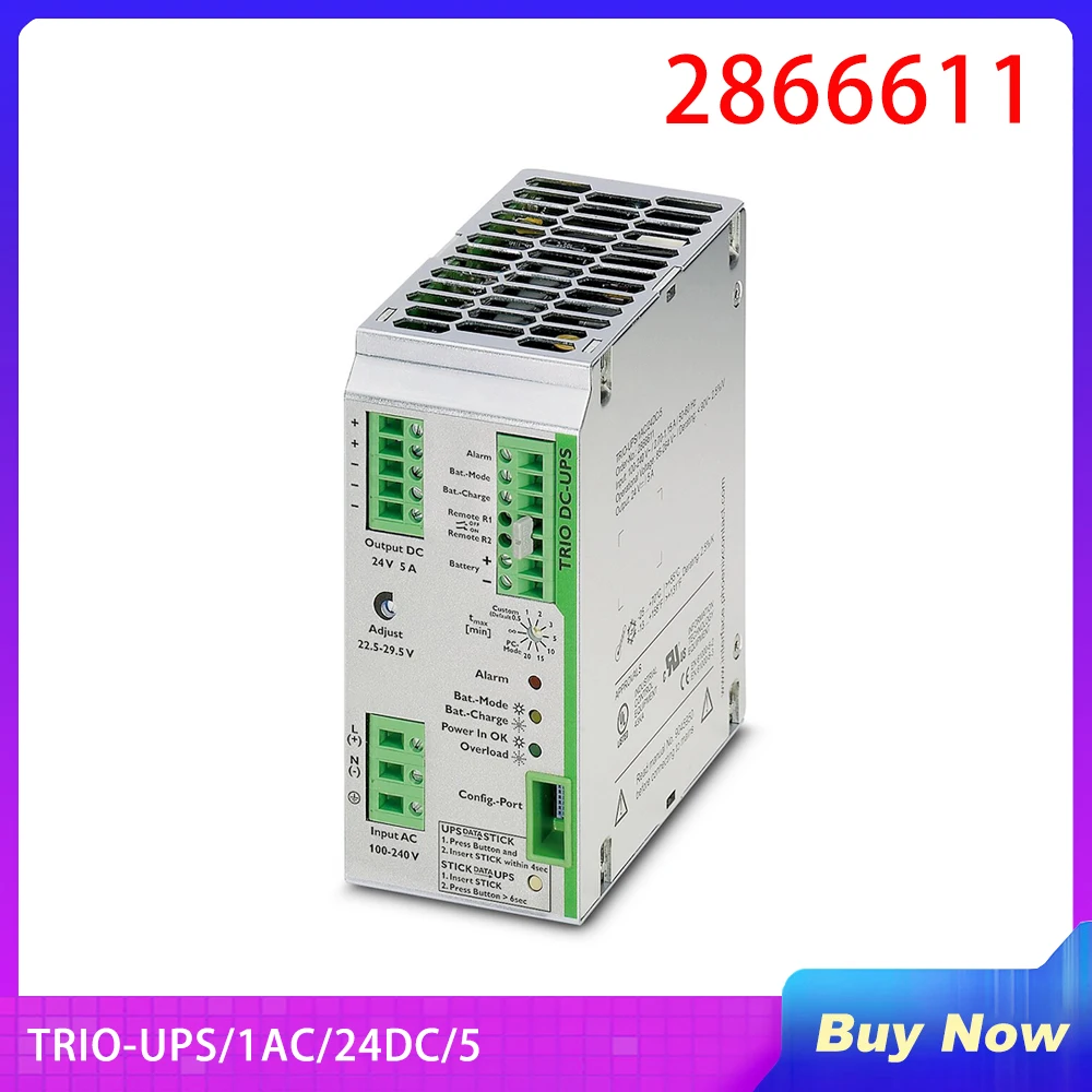 

For Phoenix Power Supply TRIO-UPS/1AC/24DC/5 2866611