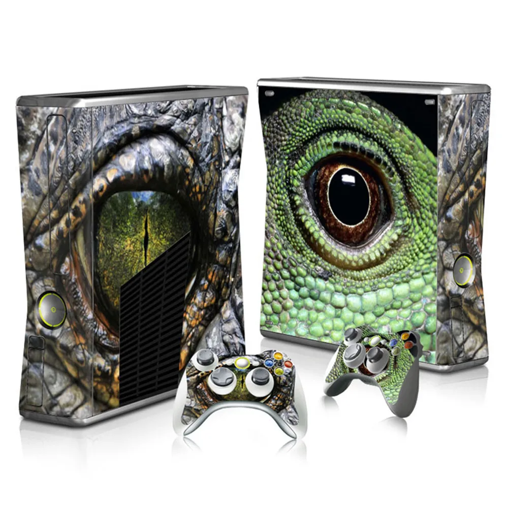 جلود واقية من الجلد من الفينيل لمايكروسوفت إكس بوكس ، ملصق نحيف ، وحدة تحكم والجلد وحدة التحكم ، جلد الجمجمة